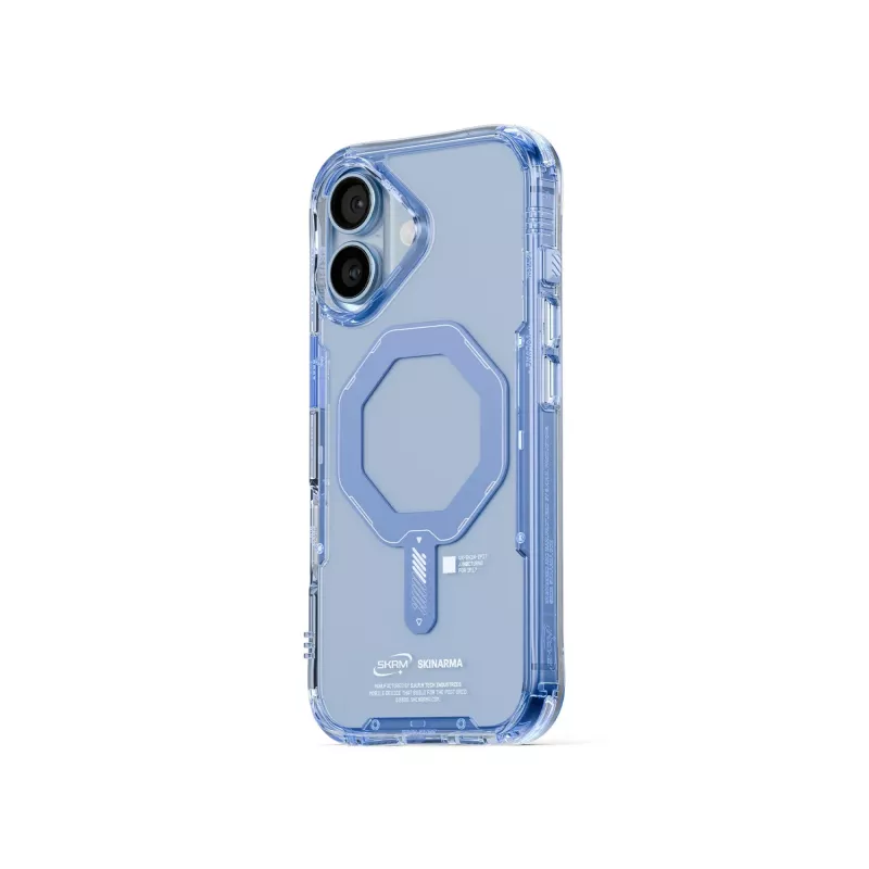 SKINARMA Saido Magnetic Charging Case für Apple iPhone 17 - Blau