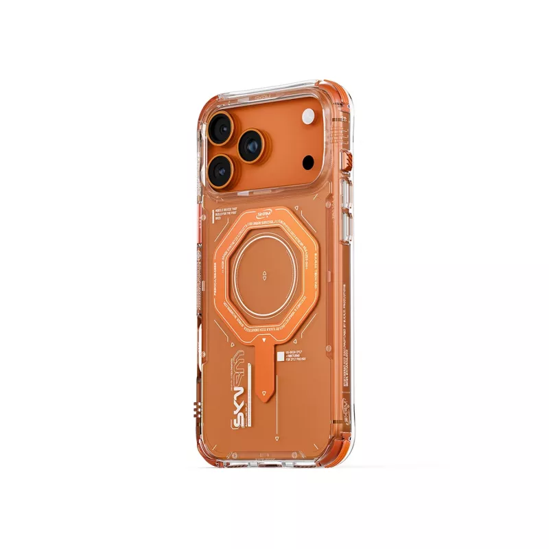 Skinarma Magma Magnetic Charging Case für iPhone 17 Pro Max, Orange