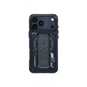SKINARMA Helio Case für iPhone 17 Pro Magnetic Charging + Grip Stand Graphite