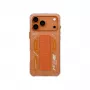Skinarma Helio Case für iPhone 17 Pro Max Magnetic Charging + Grip Stand Orange