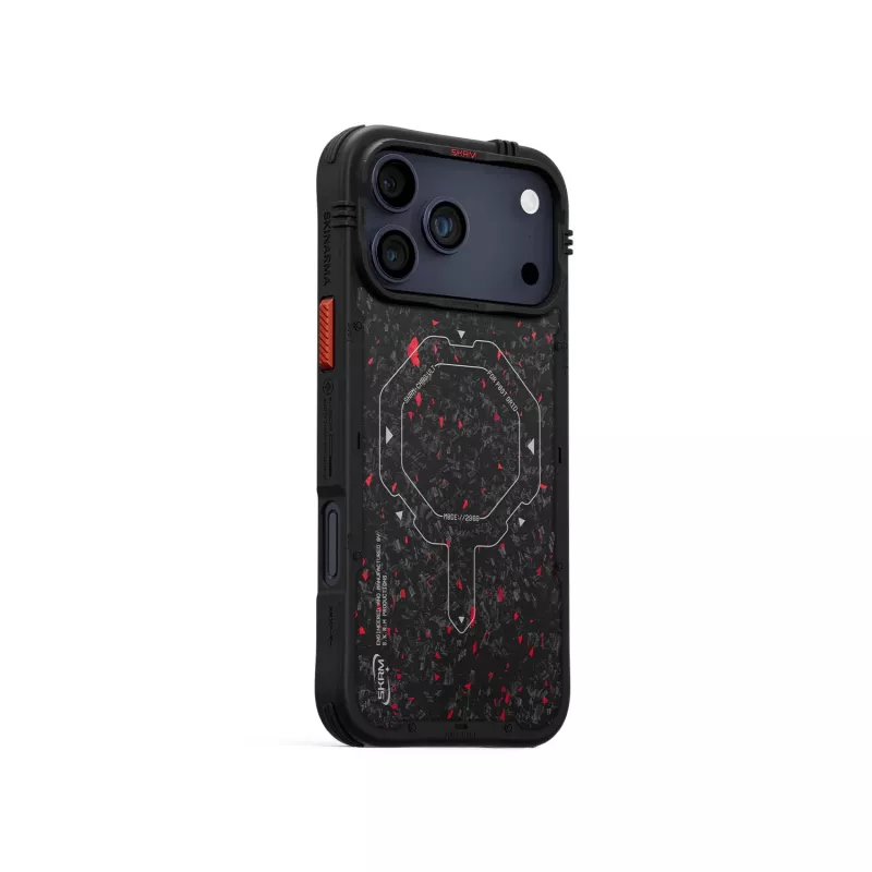 Skinarma Vektor Case für iPhone 17 Pro Max Magnetic Charging Schwarz
