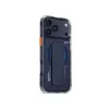 Skinarma Haxa Magnetic Charging + Grip Stand Case für Apple iPhone 17 Pro Max, Blau