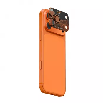 Skinarma Sonix Full Aluminium Camera Lens Protector für iPhone 17 Pro Orange