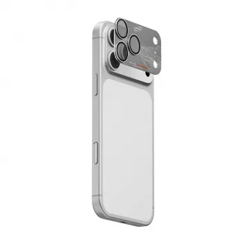 Skinarma Sonix Full Aluminium Camera Lens Protector für iPhone 17 Pro - Silber