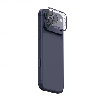 Skinarma Magma Full Matte Camera Lens Protector für iPhone 17 Pro Blau