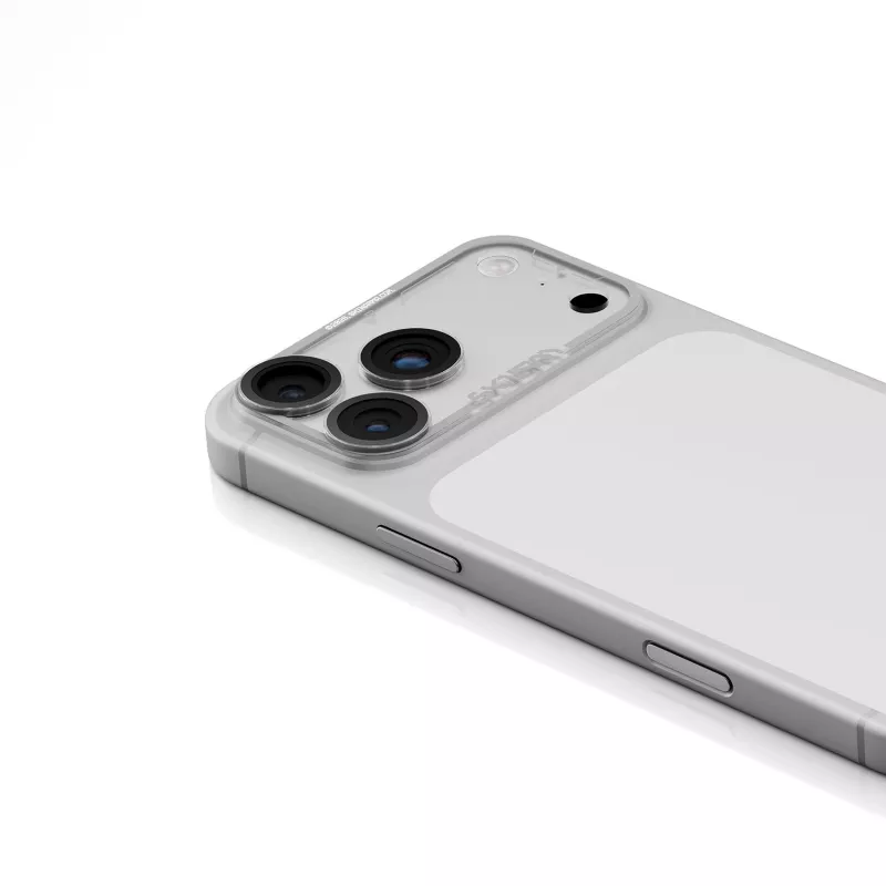 Skinarma Magma Full Matte Camera Lens Protector für iPhone 17 Pro - Grau
