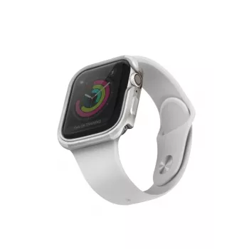 UNIQ Valencia Case für Apple Watch Series 4/5/6/SE/SE3 40mm - Titanium Silver