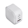 UNIQ Verge Pro 66W GaN USB-C Wall Charger Cloud White