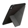 UNIQ Transforma Rigor Folio Case für iPad Air 10,9 Zoll (4./5. Generation) - Anthrazitgrau mit antimikrobieller Beschichtung