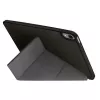 UNIQ Transforma Rigor Folio Case für iPad Air 10,9 Zoll (4./5. Generation) - Anthrazitgrau mit antimikrobieller Beschichtung