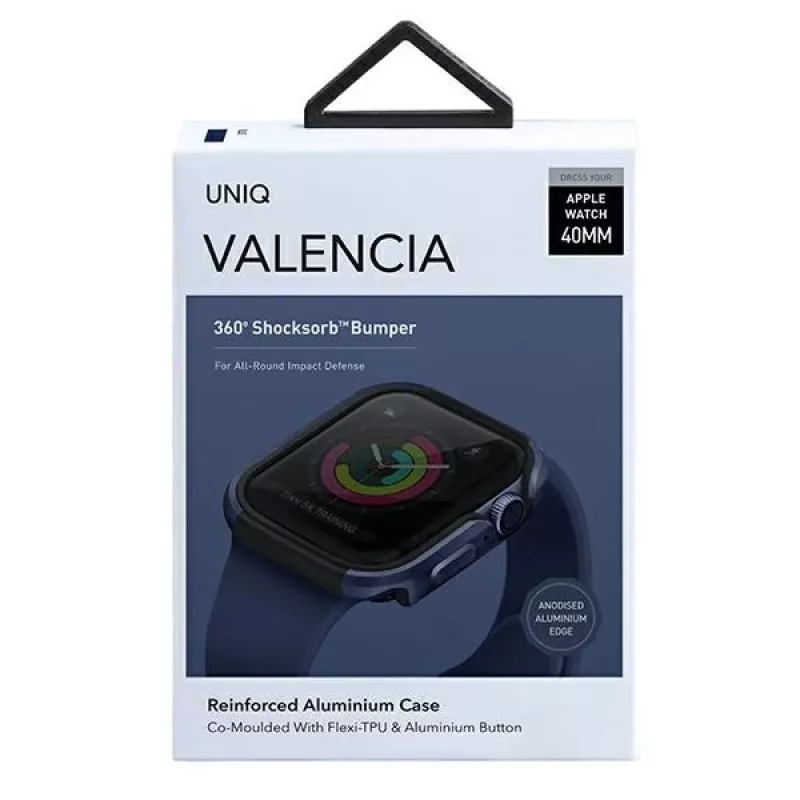 UNIQ Valencia Protective Case für Apple Watch Series 4/5/6/SE/SE3 40mm - Atlantic Blue