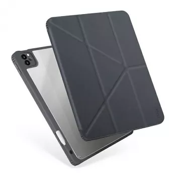 UNIQ Moven Case für iPad Pro 11 (2021/2020) und iPad Air 10.9 (2022/2020) mit antimikrobiellem Schutz - Anthrazitgrau