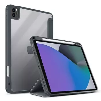 UNIQ Moven Case für iPad Pro 11 (2021/2020) und iPad Air 10.9 (2022/2020) mit antimikrobiellem Schutz - Anthrazitgrau