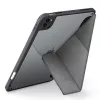 UNIQ Moven Case für iPad Pro 11 (2021/2020) und iPad Air 10.9 (2022/2020) mit antimikrobiellem Schutz - Anthrazitgrau