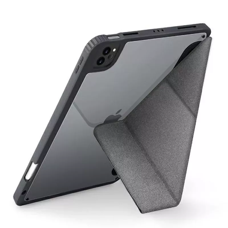 UNIQ Moven Folio Case für iPad 10.2 (2021/2020/2019) - Anthrazitgrau