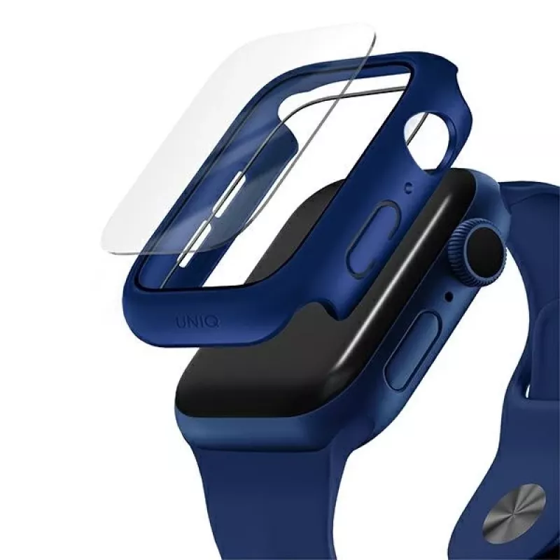 UNIQ Nautic Protective Case für Apple Watch Series 4/5/6/SE/SE3 40mm Blau
