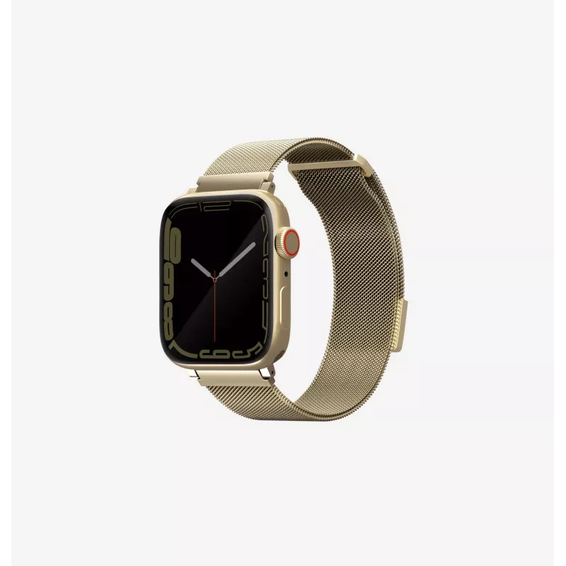 UNIQ Dante Apple Watch Armband aus Edelstahl Milanese Loop Grün 42/44/45mm