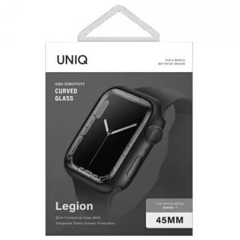 UNIQ Legion Apple Watch Case für Series 7/8/9 45mm Schwarz