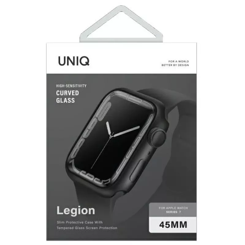 UNIQ Legion Apple Watch Case für Series 7/8/9 45mm Schwarz