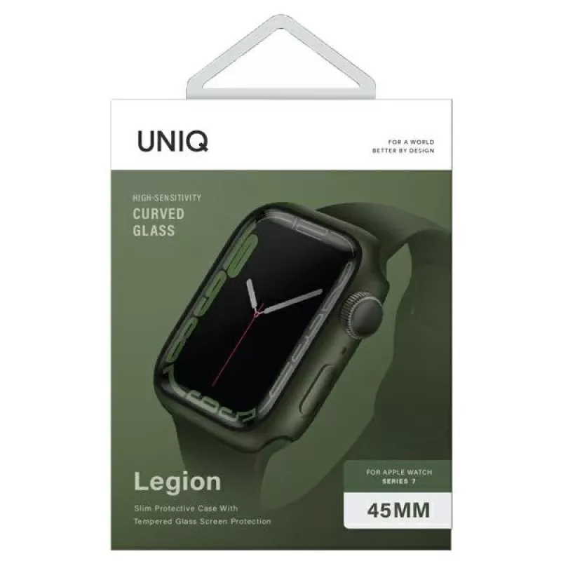 UNIQ Legion Protective Case für Apple Watch Series 7/8/9 45mm - Grün