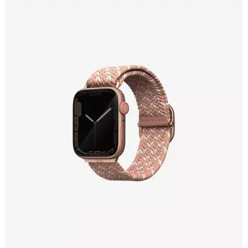 UNIQ Aspen Braided Solo Loop Watch Strap für Apple Watch 38/40/41mm Series 1-9/SE/SE2/SE3 - Citrus Pink
