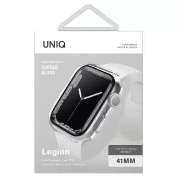 UNIQ Legion Case für Apple Watch Series 7/8/9 41mm Clear