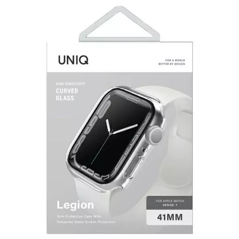 UNIQ Legion Case für Apple Watch Series 7/8/9 41mm Clear