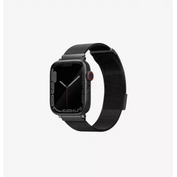 UNIQ Dante Apple Watch Armband Edelstahl-Gliederarmband Starlight 42/44/45mm Series 1-9/SE/SE2/SE3