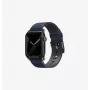 UNIQ Straden Leather Hybrid Strap für Apple Watch 42/44/45/49mm Blau