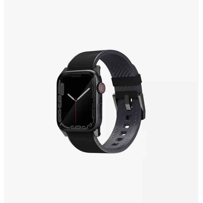 UNIQ Straden Leather Hybrid Strap für Apple Watch 42/44/45/49mm Blau