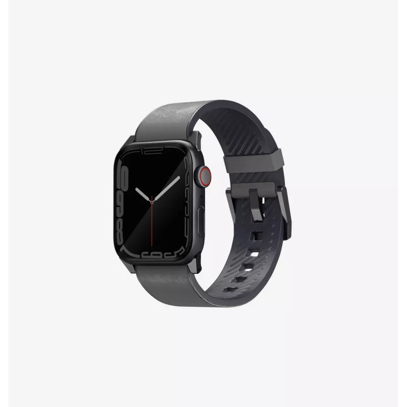 UNIQ Straden Leather Hybrid Strap für Apple Watch 42/44/45/49mm Blau