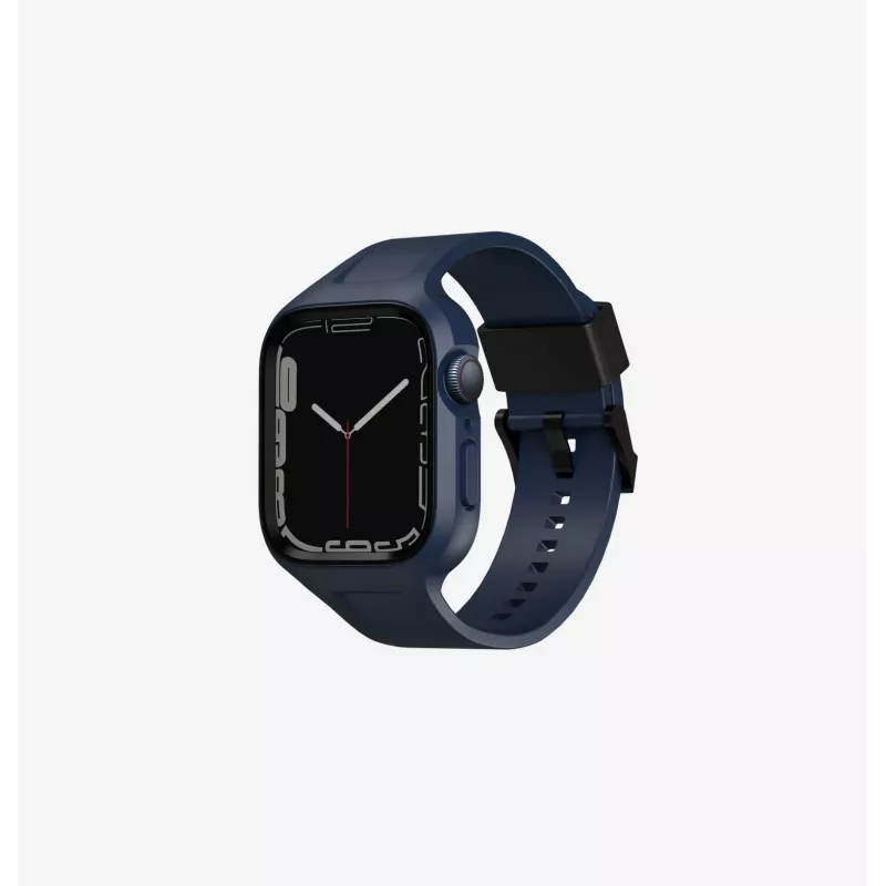 UNIQ Monos 2in1 Apple Watch Armband mit Case Series 4/5/6/7/8/9/SE/SE2/SE3 44/45mm Chalk Grey
