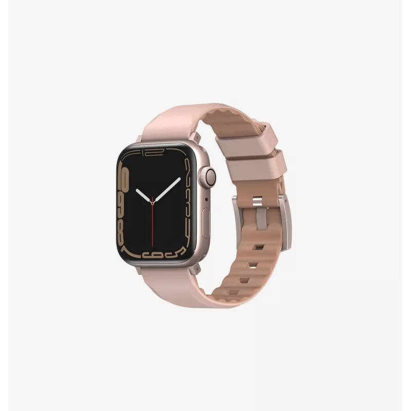 UNIQ Linus Apple Watch Armband Airosoft Silikon Nautical Blue 42/44/45/49mm