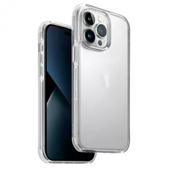 UNIQ Combat Case für Apple iPhone 14 Pro, 6,1 Zoll, Kristallklar