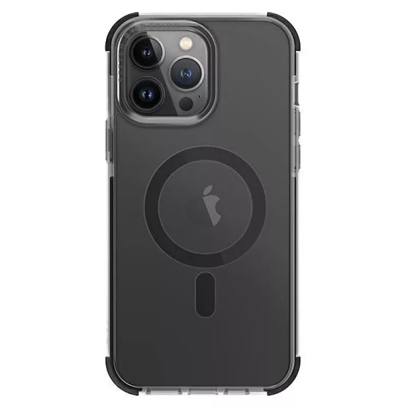 UNIQ Combat Case für iPhone 14 Pro 6,1 Zoll MagClick Charging Concrete Charcoal