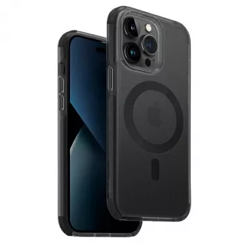 UNIQ Combat Case für iPhone 14 Pro Max 6,7 Zoll Magclick Charging Concrete Charcoal