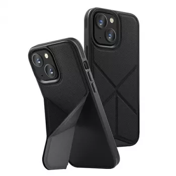 UNIQ Transforma Case für iPhone 14 Plus / 15 Plus 6,7 Zoll Magclick Charging Ebony Black