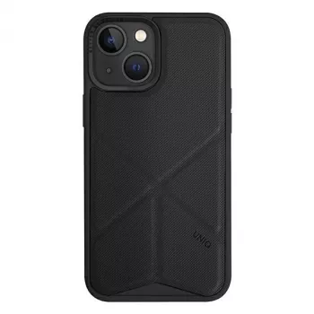UNIQ Transforma Case für iPhone 14 Plus / 15 Plus 6,7 Zoll Magclick Charging Ebony Black