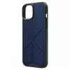 UNIQ Transforma Folio Case für iPhone 14 Plus / 15 Plus 6,7 Zoll Magclick Laden Elektrisches Blau