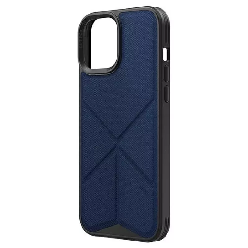 UNIQ Transforma Folio Case für Apple iPhone 14 Pro 6,1 Zoll mit Magclick Charging - Electric Blue