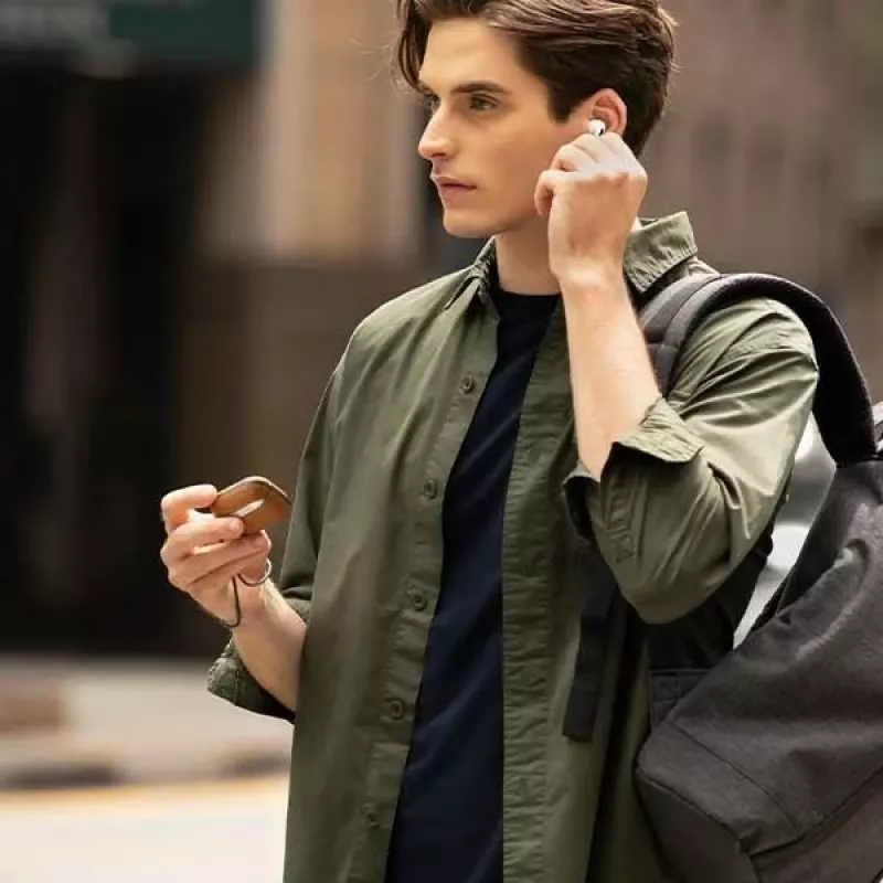 UNIQ Terra Case für AirPods Pro 2. Gen (2022/2023) - Echtes Leder, Dallas Black