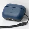 UNIQ Terra Case für AirPods Pro 2. Gen (2022/2023) Echtes Leder - Space Blue
