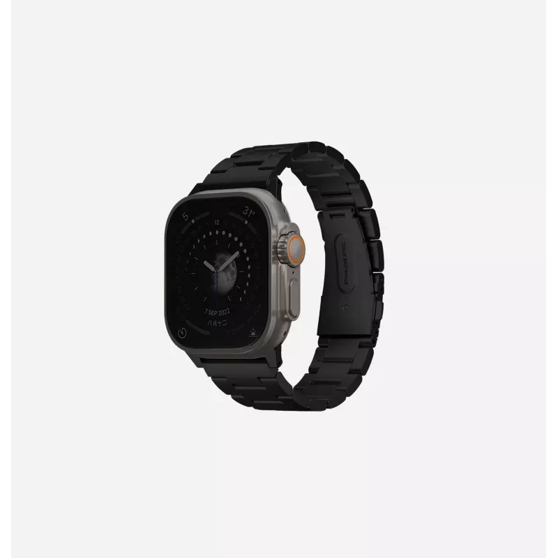 UNIQ Osta Apple Watch Band 42/44/45/49mm Stainless Steel Silver/Titanium Silver