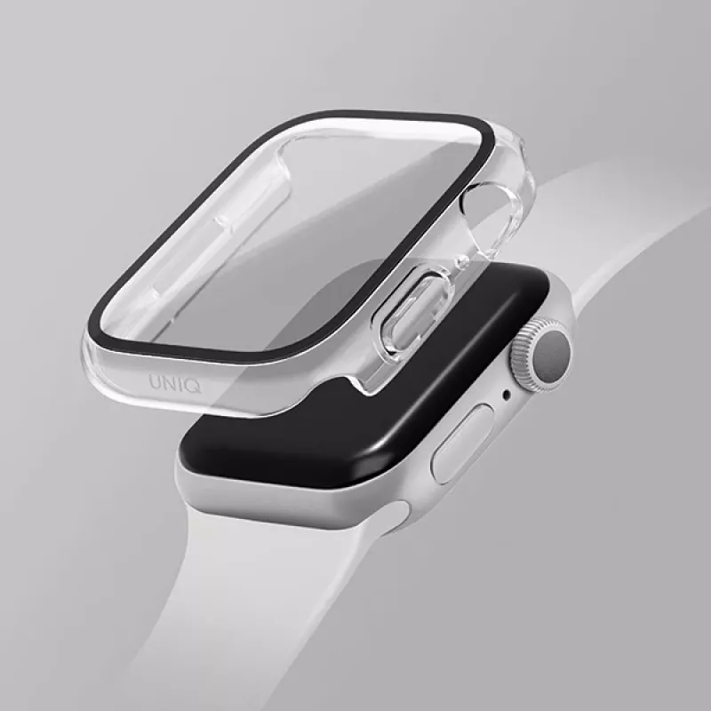 UNIQ Nautic Case für Apple Watch Series 7/8/9 41mm Clear/Dove