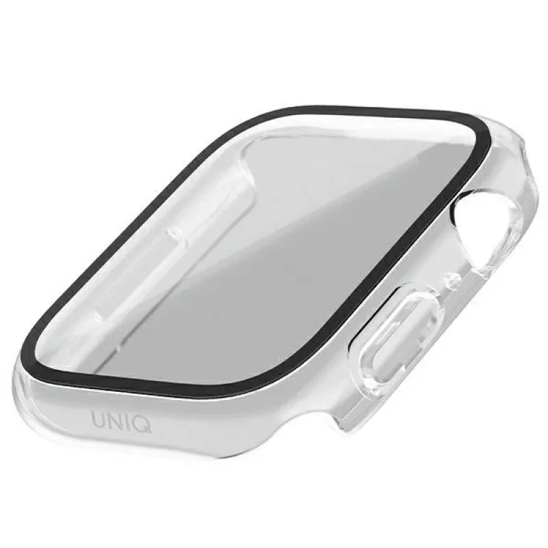 UNIQ Nautic Protective Case für Apple Watch Series 7/8/9 45mm, Klar/Transparent