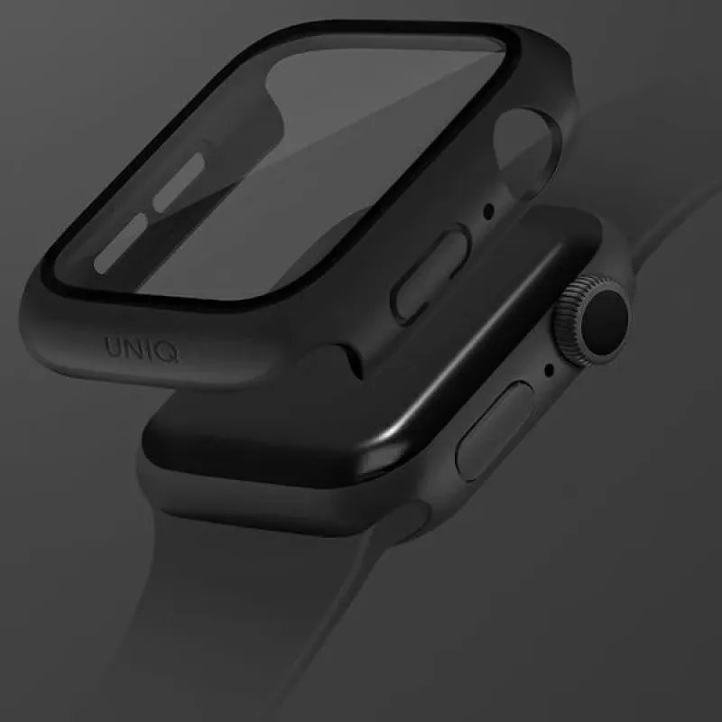 UNIQ Nautic Protective Case für Apple Watch Series 7/8/9 45mm - Schwarz