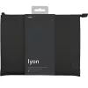 UNIQ Lyon Laptop Sleeve 16 inch Midnight Black Waterproof RPET