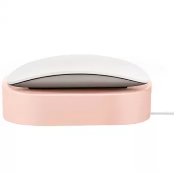 UNIQ Nova Wireless Charging Dock für Apple Magic Mouse 2 - Pink