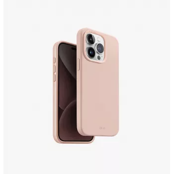 UNIQ Lino Hue MagClick Charging Case für Apple iPhone 15 Pro 6,1 Zoll Blush Pink