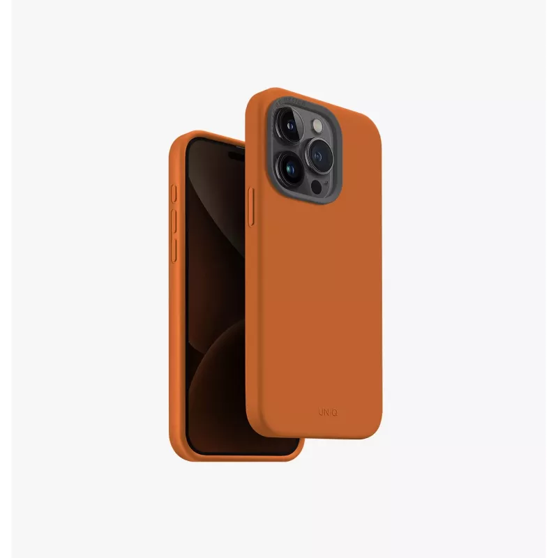 UNIQ Lino Hue MagClick Charging Case für Apple iPhone 15 Pro 6,1 Zoll Blush Pink
